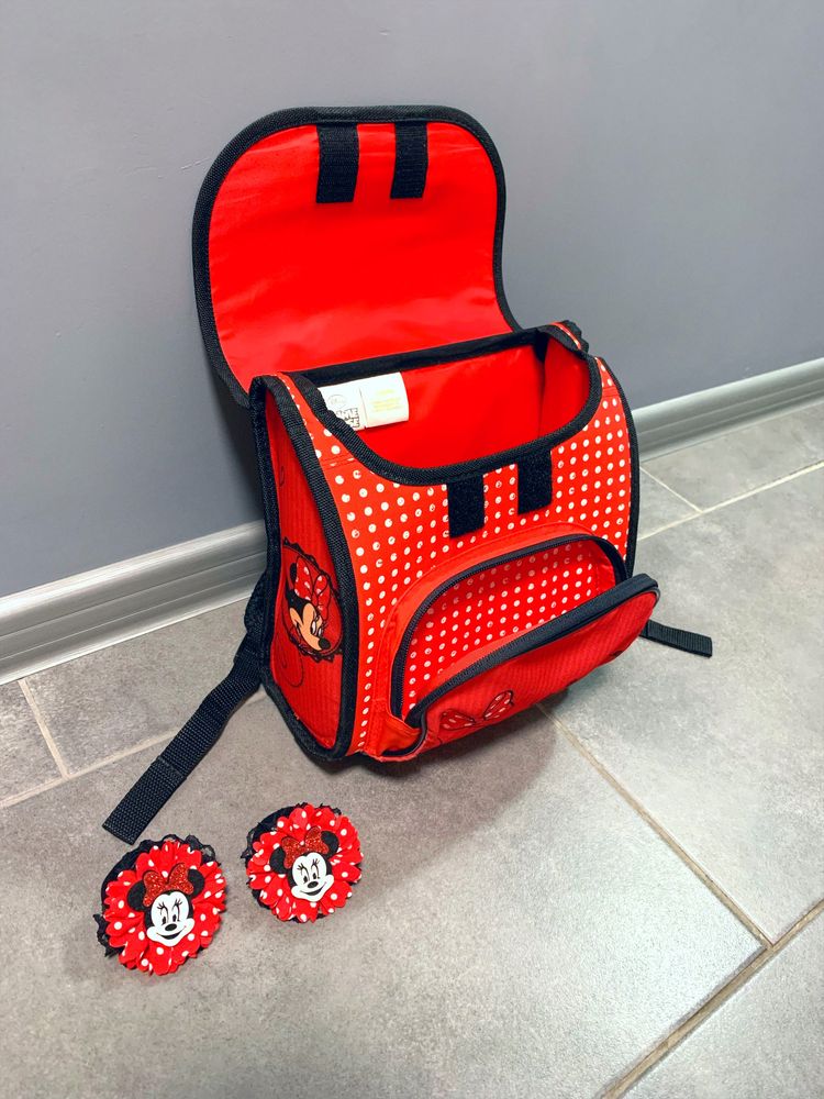 Детский портфель Mickey; школьная, каркасная сумка; рюкзак в садочок