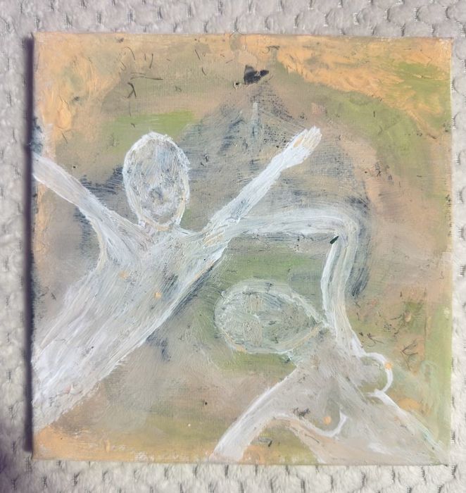 Oryginalny obraz akrylowy –sztuka, ręcznie malowany