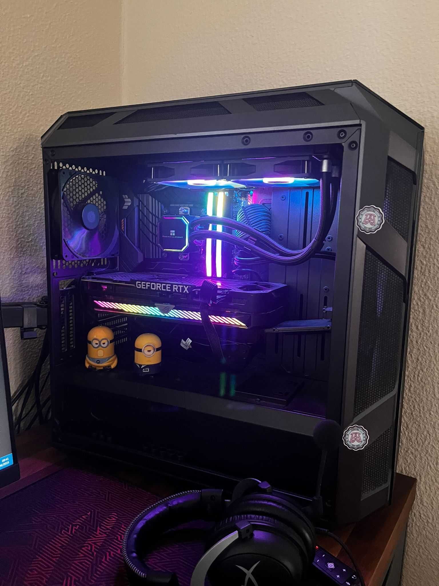 Peças PC Gamer – i7, RAM DDR4, Fonte 800w, Cooler, Caixa