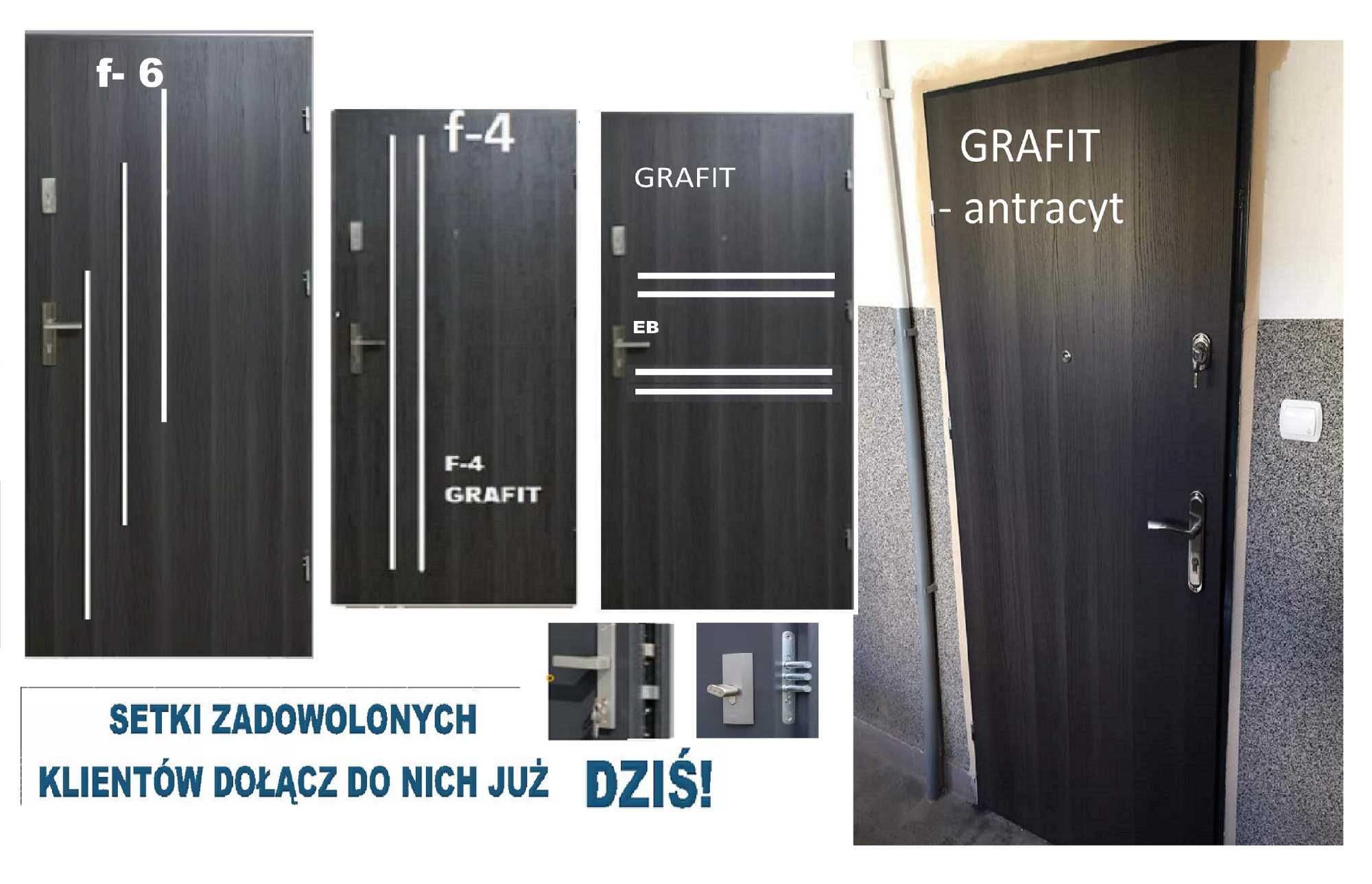 Drzwi z montażem. zewnętrzne-wejściowe, drewniane i metalowe