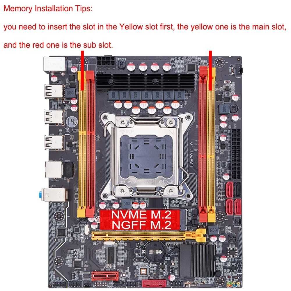 на Ноутбук Материнская плата x79 2011 NVME + ПРОЦ 20 ядер + 32 гб ОЗУ