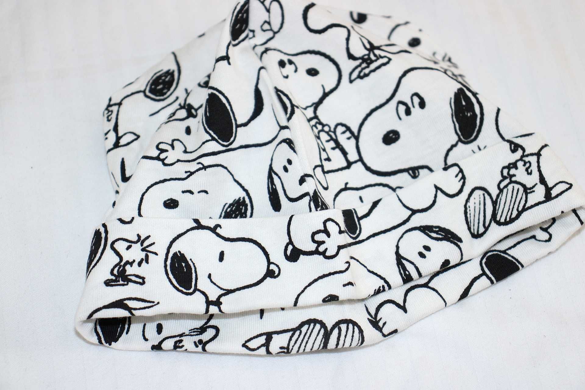 sw4 PEANUTS bawełniana lekka czapeczka niemowlęca (68) 3-6mies Snoopy