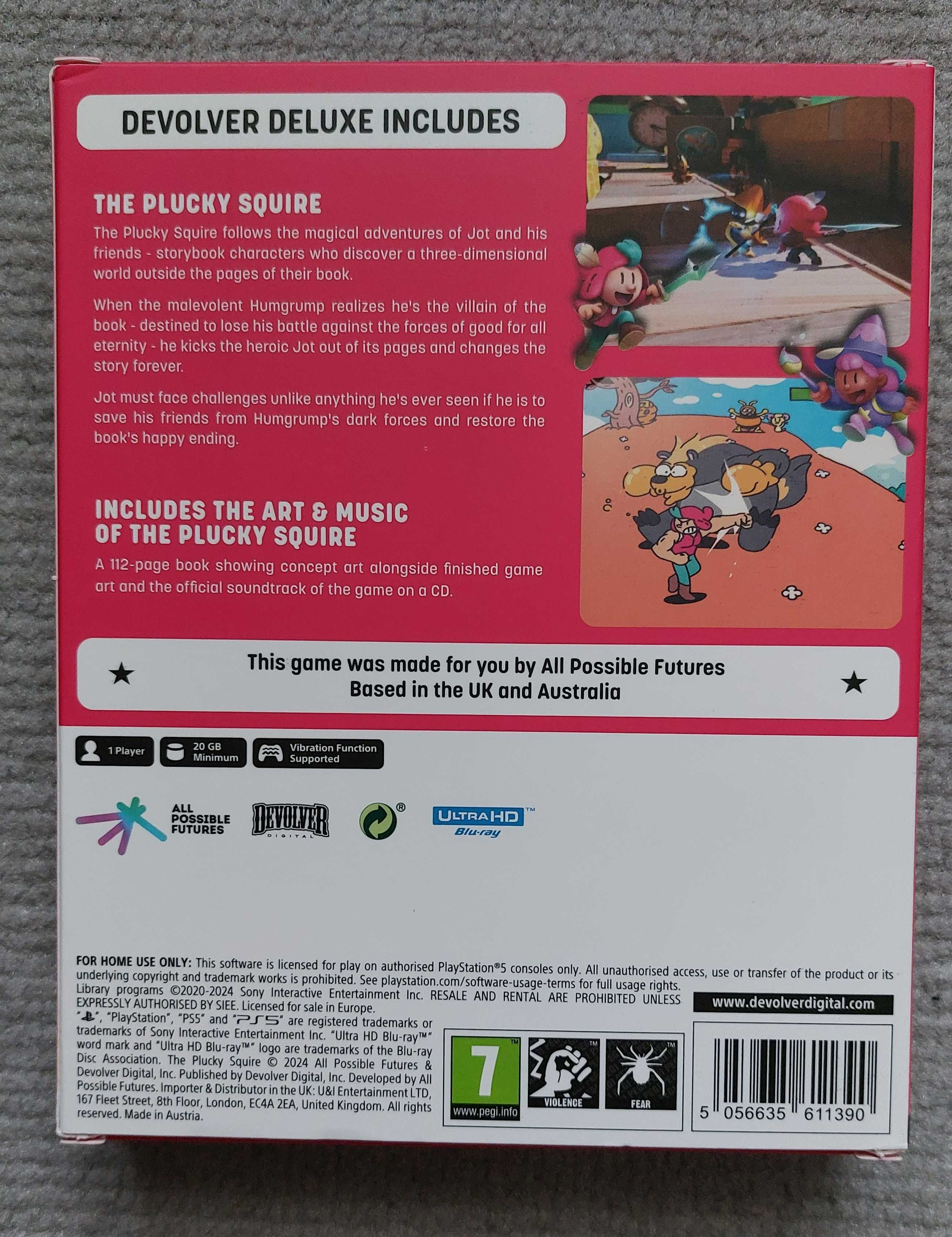 PS5 The Plucky Squire Devolver Deluxe