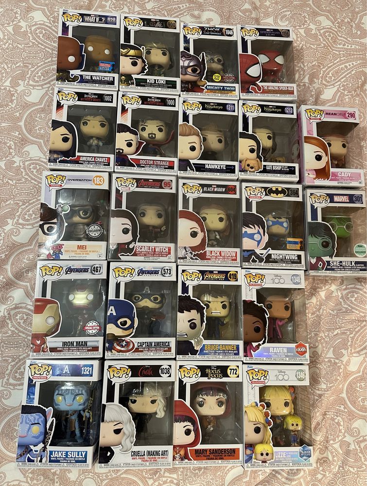 Marvel, DC Comics, Disney, Mean Girls funko pop