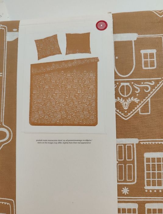 Pościel home&you hanning 100% bawełna kamieniczki 200x220 domki