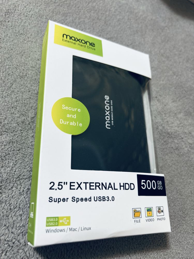 Зовнішній жорсткий диск Maxone 2.5 In 500GB HDD