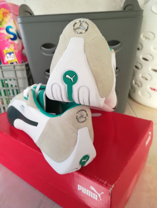 Puma Mercedes MAMGP Future Cat White & Green Sneakers