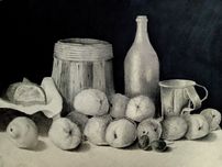 Martwa natura - szkic własnoręczny