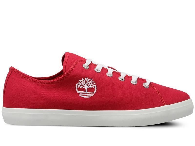 Timberland Trampki męskie Union Wharf Oxford czerwone tekstylne 41