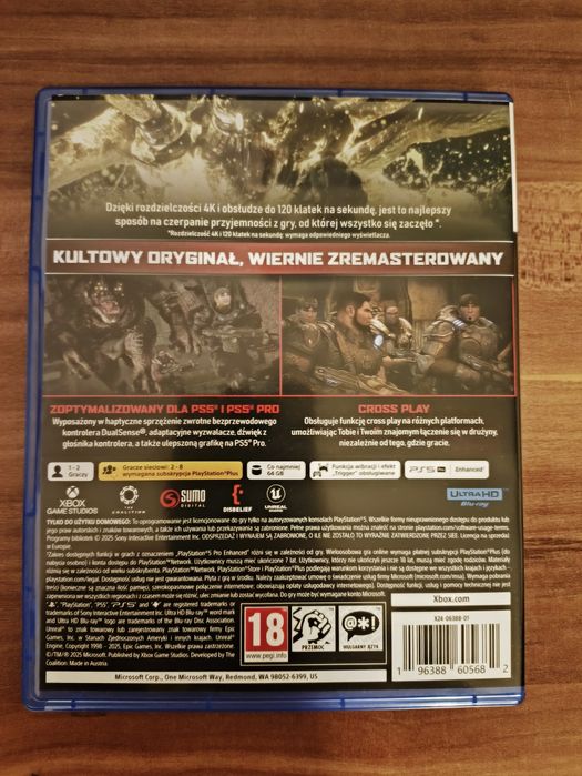 Gears of War Reloaded ps5 PlayStation 5