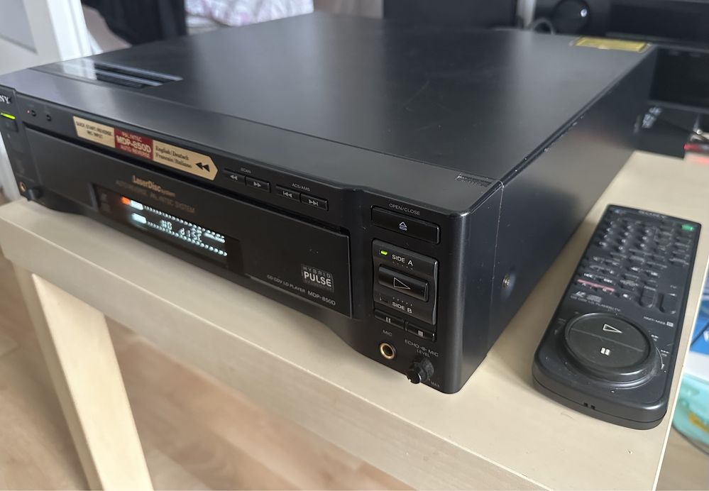 Sony MDP 850D Laserdisc Laser disc