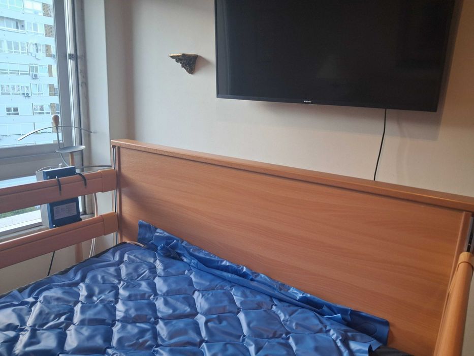 Cama articulada elétrica XL extra larga com vários acessórios incl