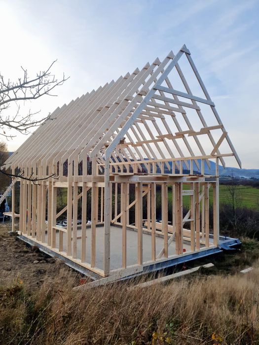 Szkielet Domu, Domy Szkieletowe, szkielet 35m2