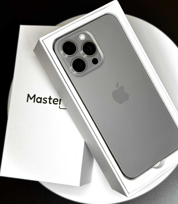 Apple iPhone 15 Pro Max 256gb Natural Jak Nowy 100% bat 6Msc Gwarancji