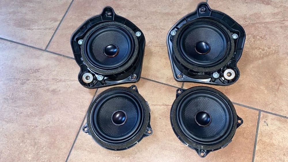 GŁOŚNIKI PRZÓD TYŁ BMW X3 F25 X4 F26 9209184 7246671 7246672