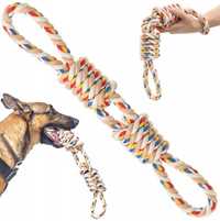 Zabawka dla psa sznur bawełniany szarpak duży 45cm