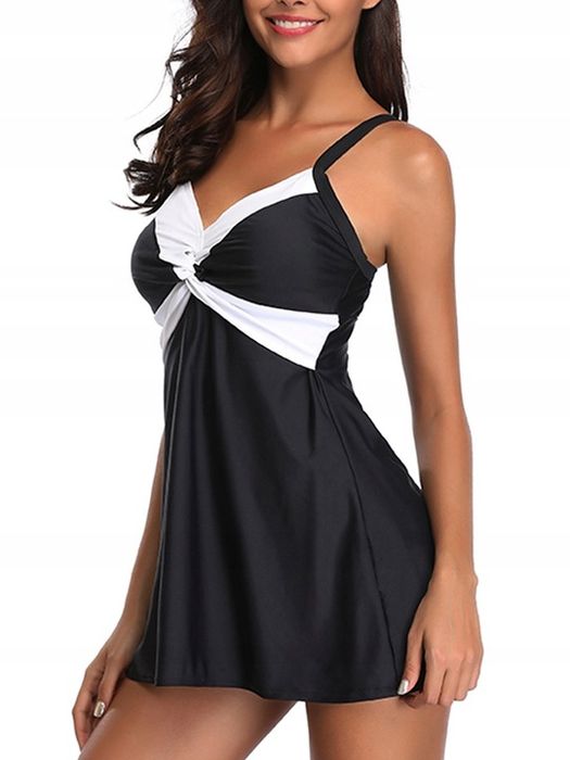Tankini Strój Kąpielowy Sukienka Dwuczęściowa 3xl
