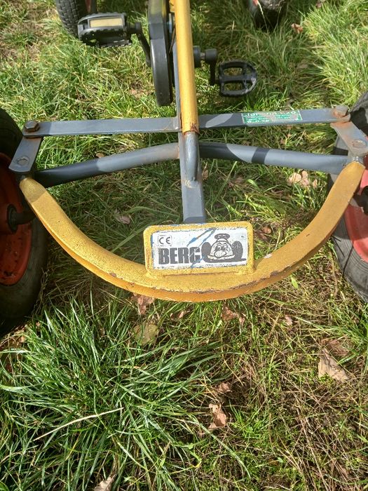 Gokart Berg na pedały – żółty, stan dobry