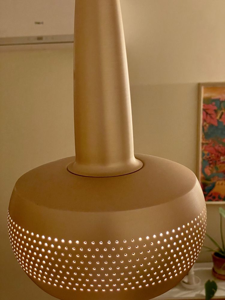 Candeeiro tecto cobre escovado Vita Clava