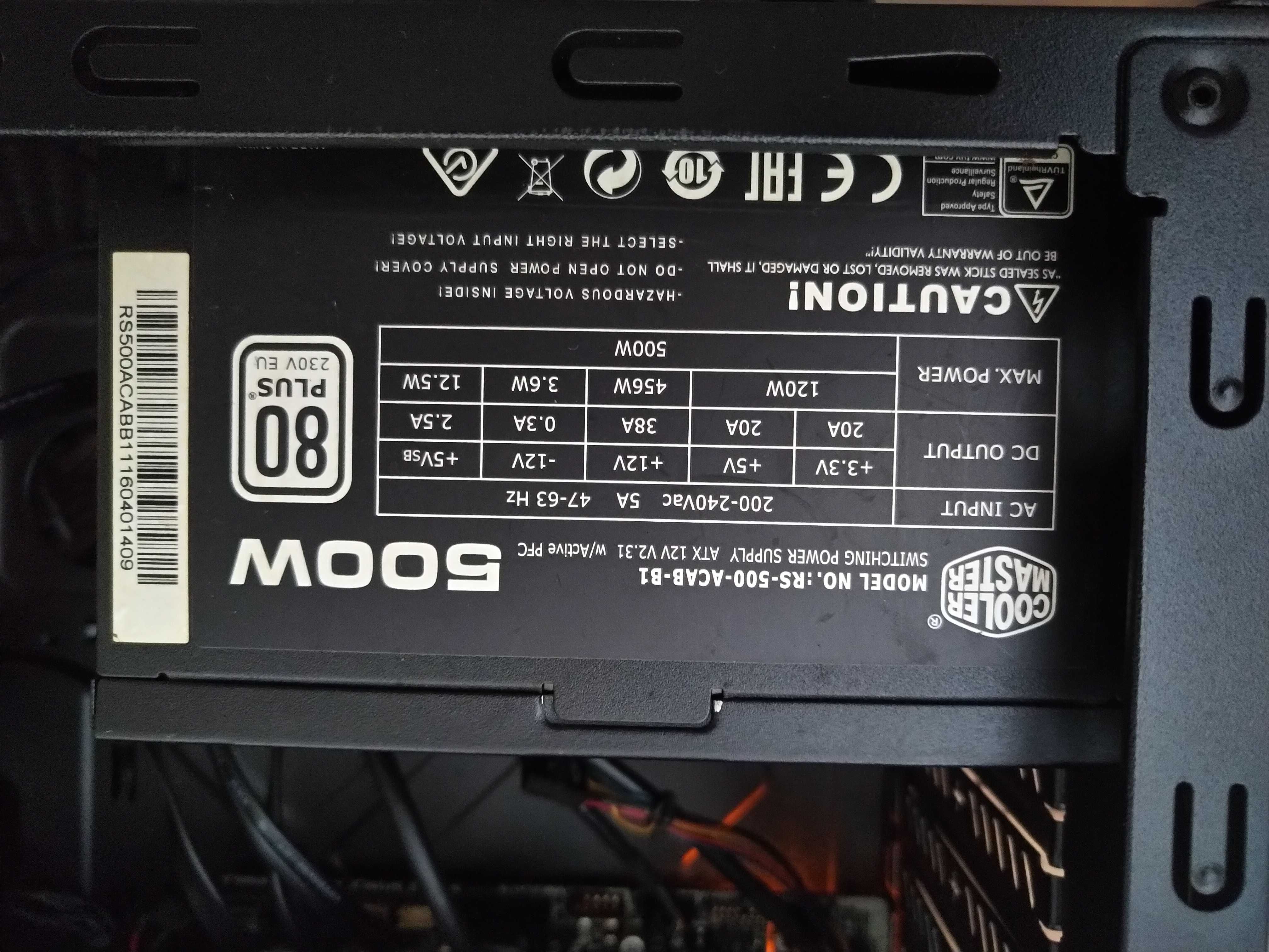 Komputer PC  I7-6700 4 Cores 3,4 GHZ 8GB DDR3 240 GB SSD