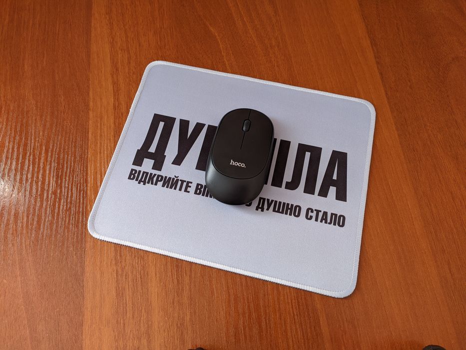 Килимок з принтом сірий Відкрийте вікно, коврик для мишки, миші, мышки