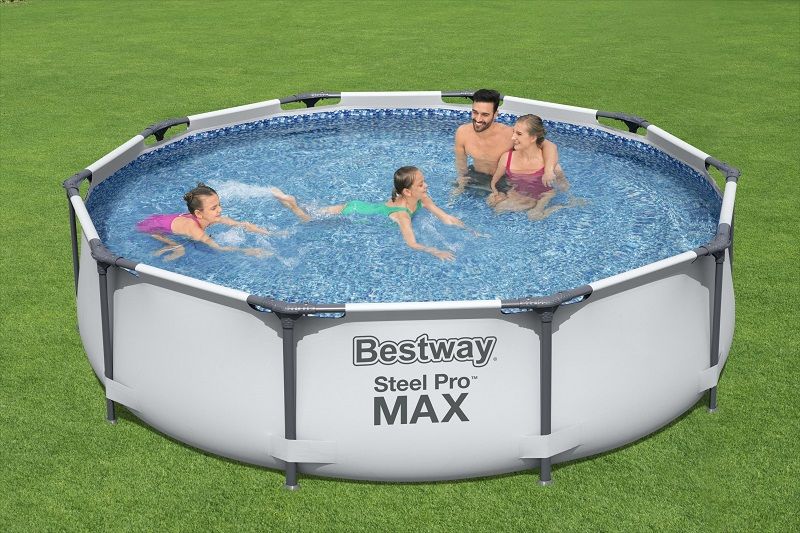 Basen Stelażowy BESTWAY 56408 z pompą 305 x 76cm Wzmocniony Model 2025