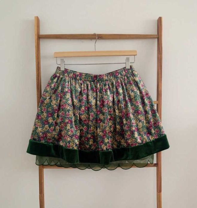 Ochirly 164 spódniczka z weluru i tiulu