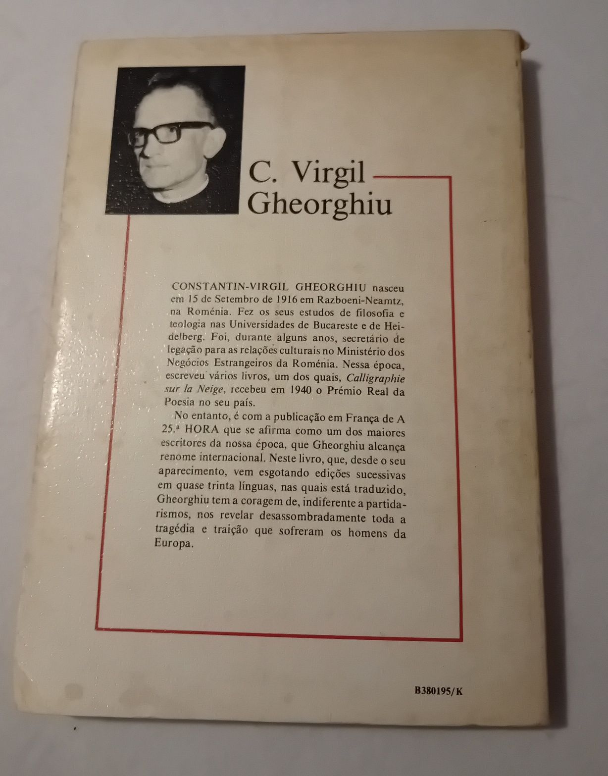 A 25 hora  - C. Virgil Gheorghiu