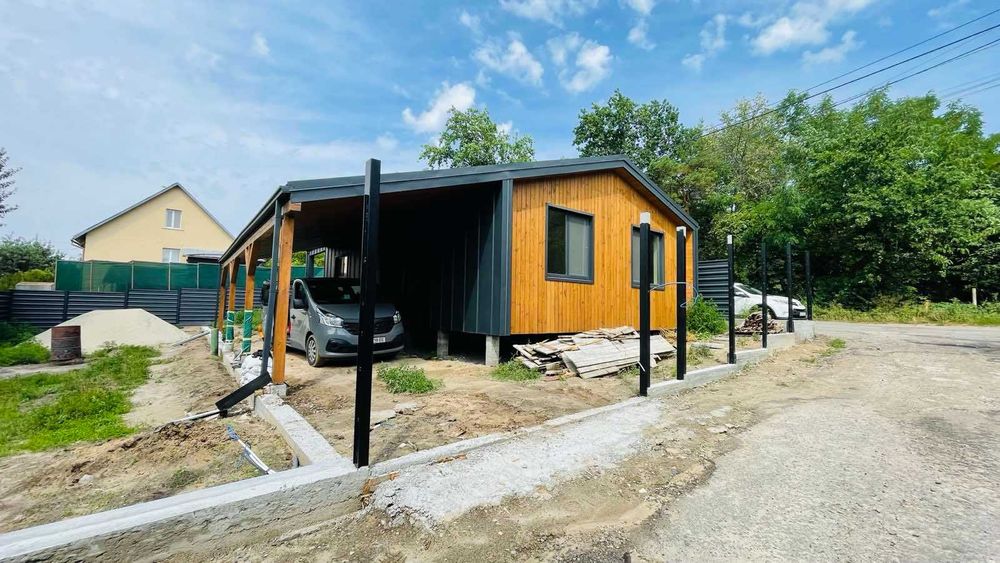 Будинок у стилі Barn House біля Києва в с. Віта Поштова з ремонтом