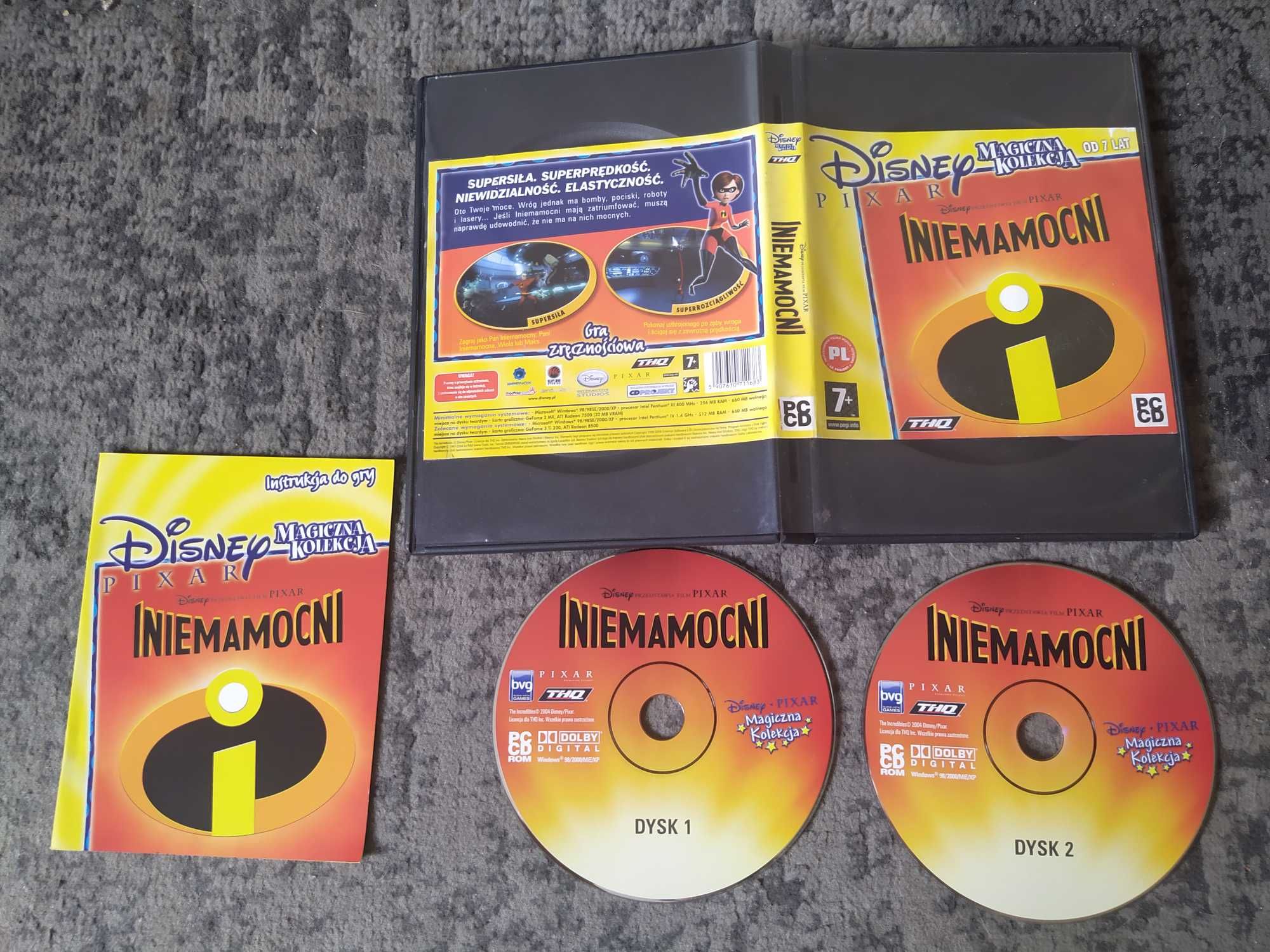 Disney  Pixar Magiczna Kolekcja Iniemamocni PC CD