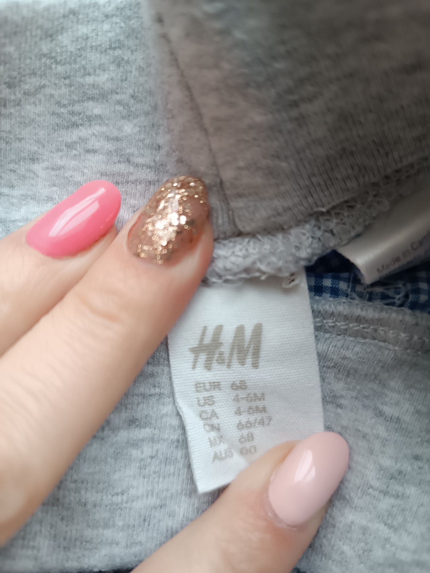 Komplet na lato koszulka i spodenki rozm. 68 H&M