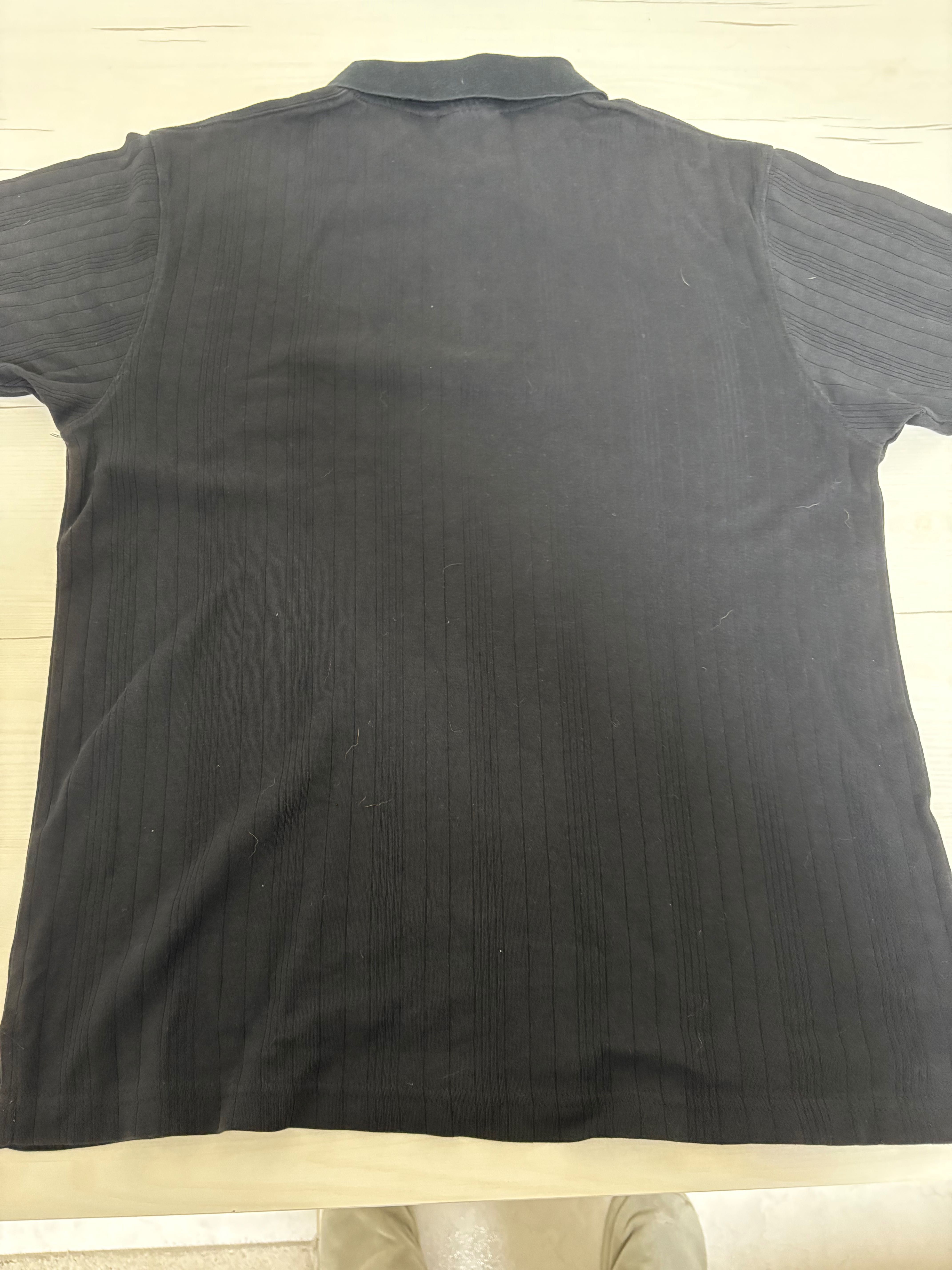Polo Preto com Fecho CANDA | Manga Curta | Tamanho Grande