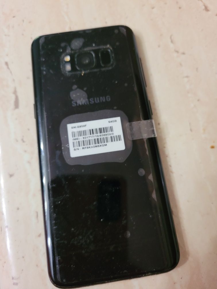 Samsung s8 stan zewn.B.dobry + etui czarne
