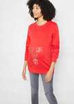 B.P.C bluza ciążowa czerwona modna ^40/42