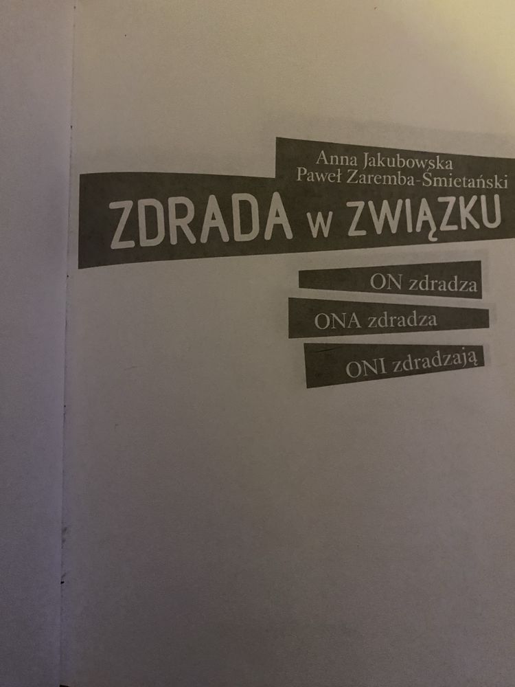 Ksiazka poradnik Zdrada w związku