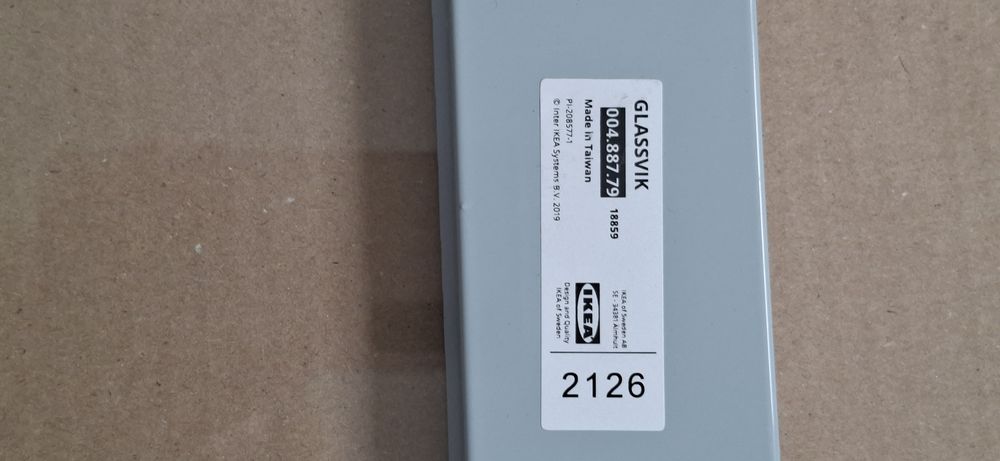 2 Fronty Ikea Glassvik szaroniebieskie
