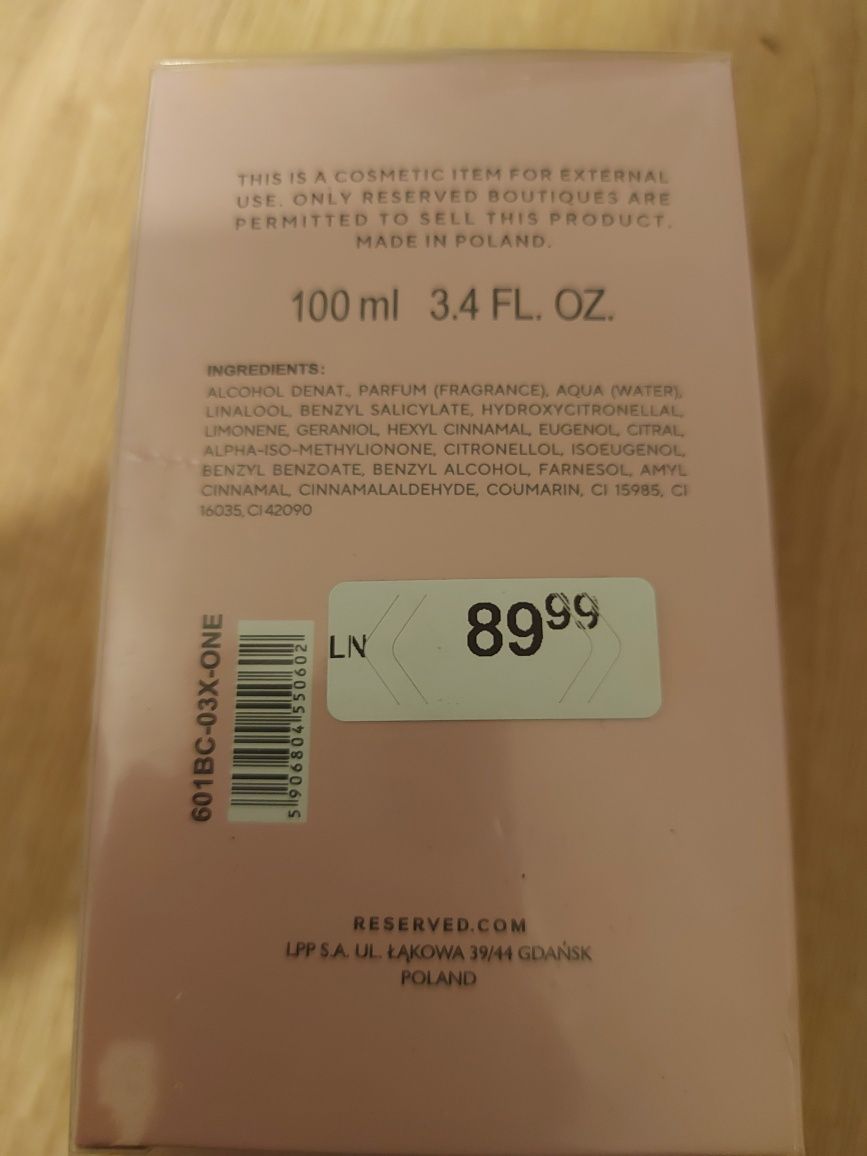 Nowe perfumy Calm Down Reserved 100 ml damskie