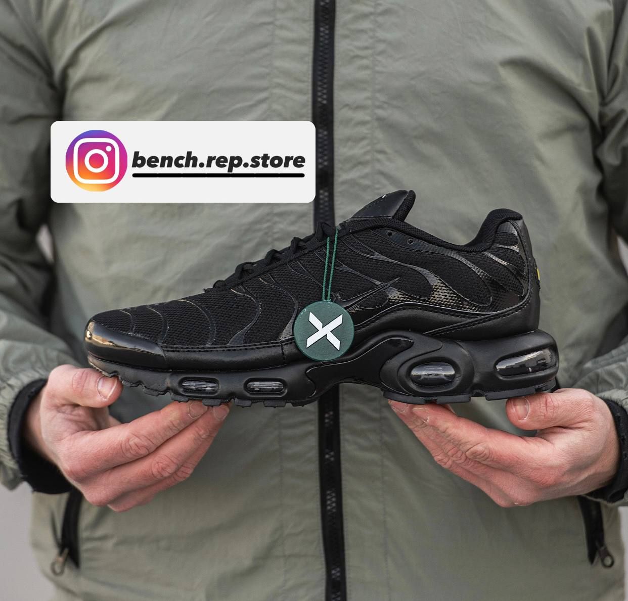 ХІТ ПРОДАЖІВ! 36-45р | Кросівки чоловічі Nike Air Max Tn Plus Black