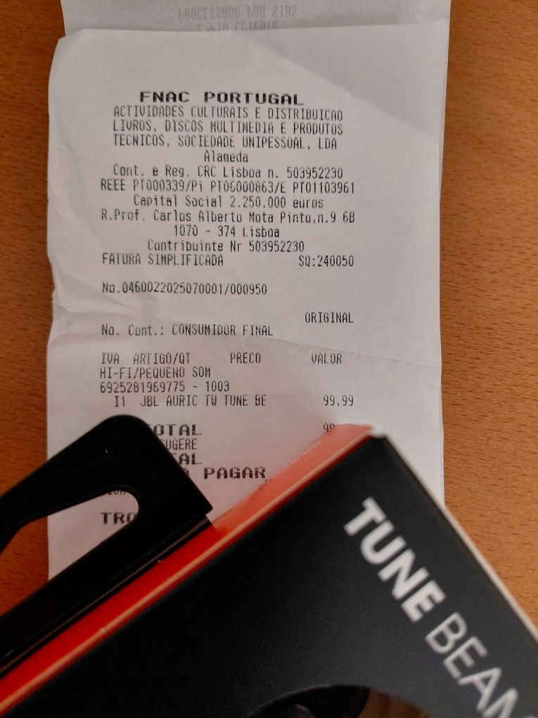 Phones Jbl tune beam zero noise