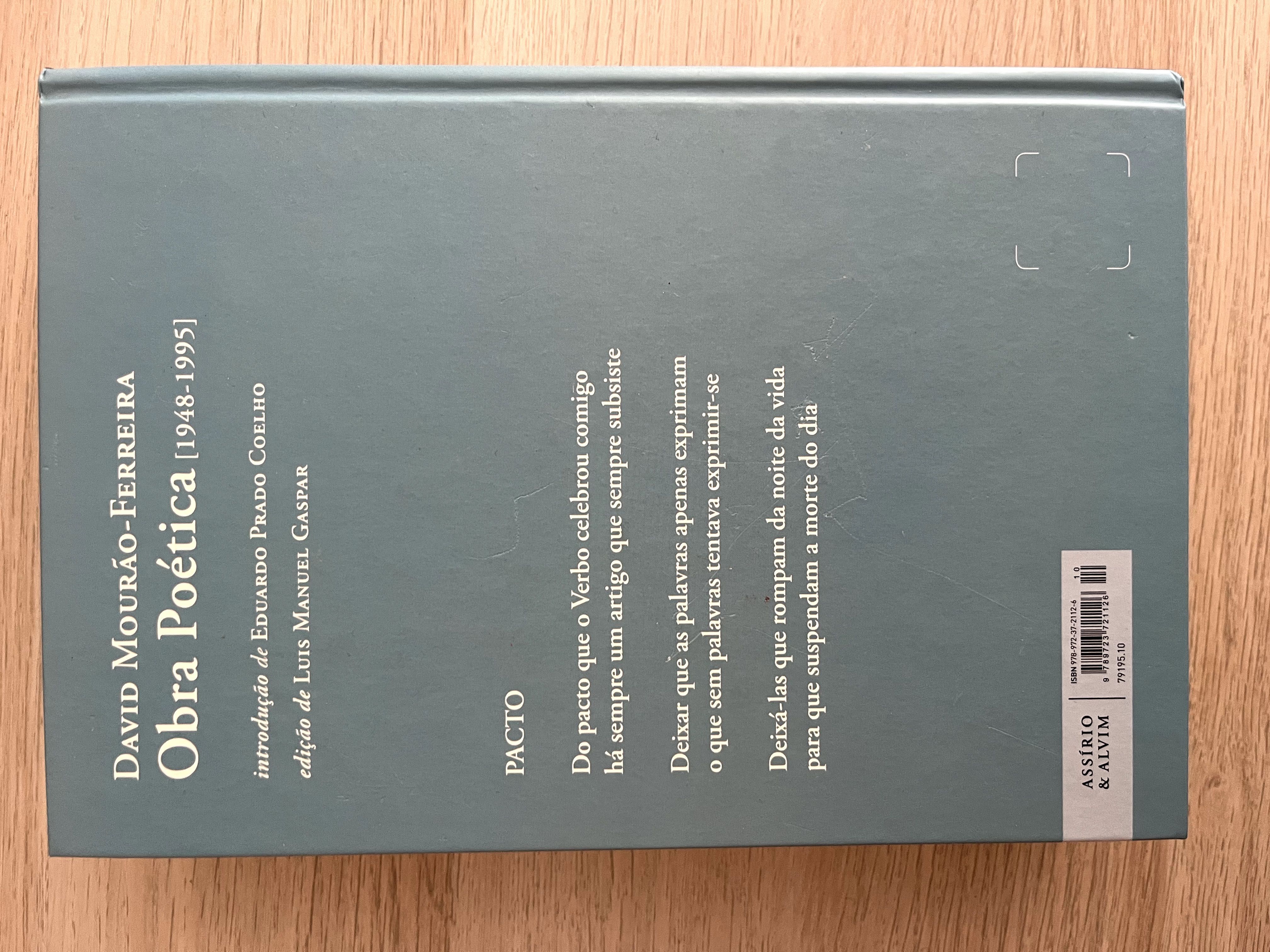Livro Obra Poética David Mourão-Ferreira