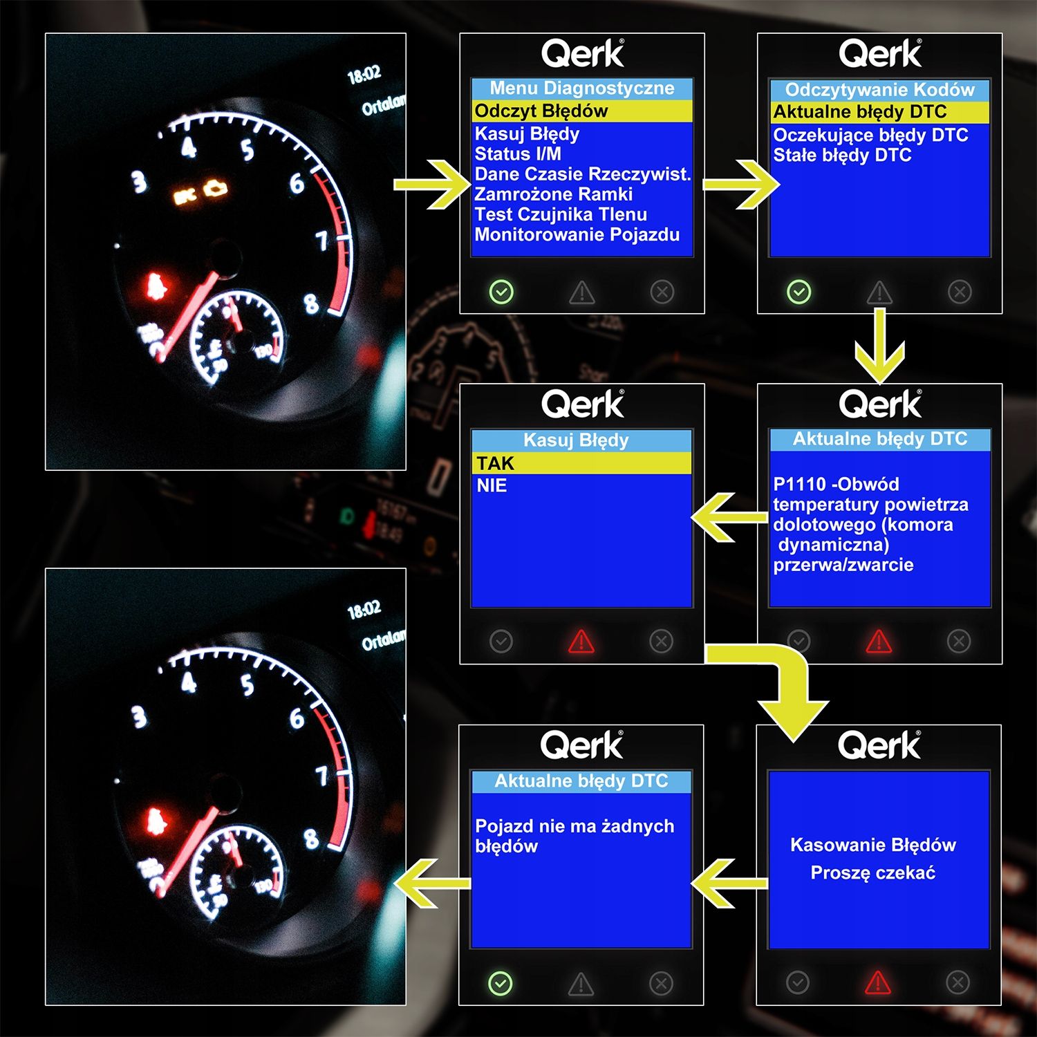 Tester Obd2 Polskie Menu Interfejs Diagnostyczny Obd Skaner Błędów