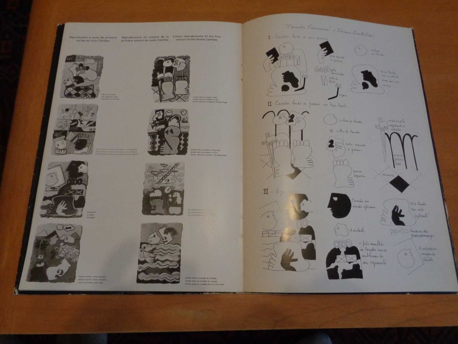 Ciclo Camões - José de Guimarães - 1979/1981 - Raro Livro - Ilustrado