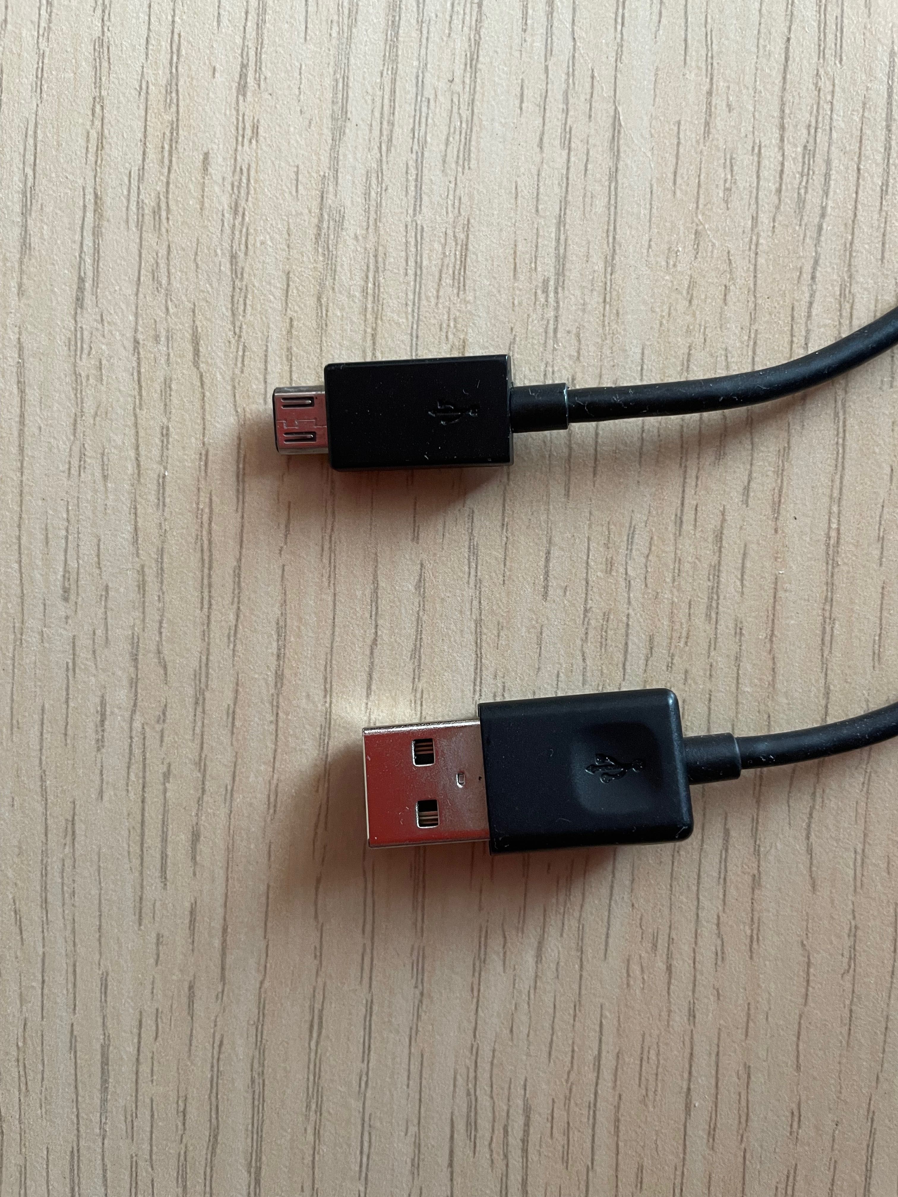 Kabel USB microUSB czarny