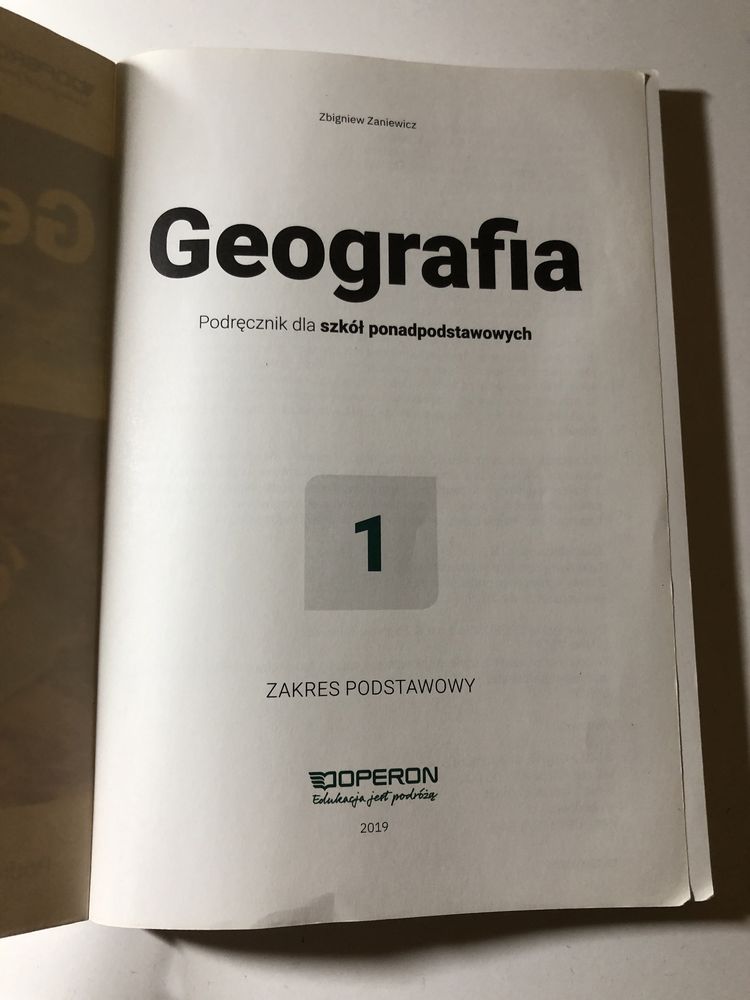 Podręcznik do Geografi operon 1