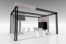 System Quadro do budowy stoiska/ sceny (60 m²)