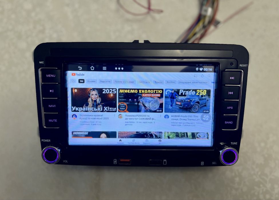 Автомагнітола штатна Volkswagen, Skoda, Seat, фольсваген, шкода 2/32