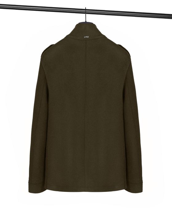 Шерстяное полупальто - бушлат HERNO (54/XL) Оригинал