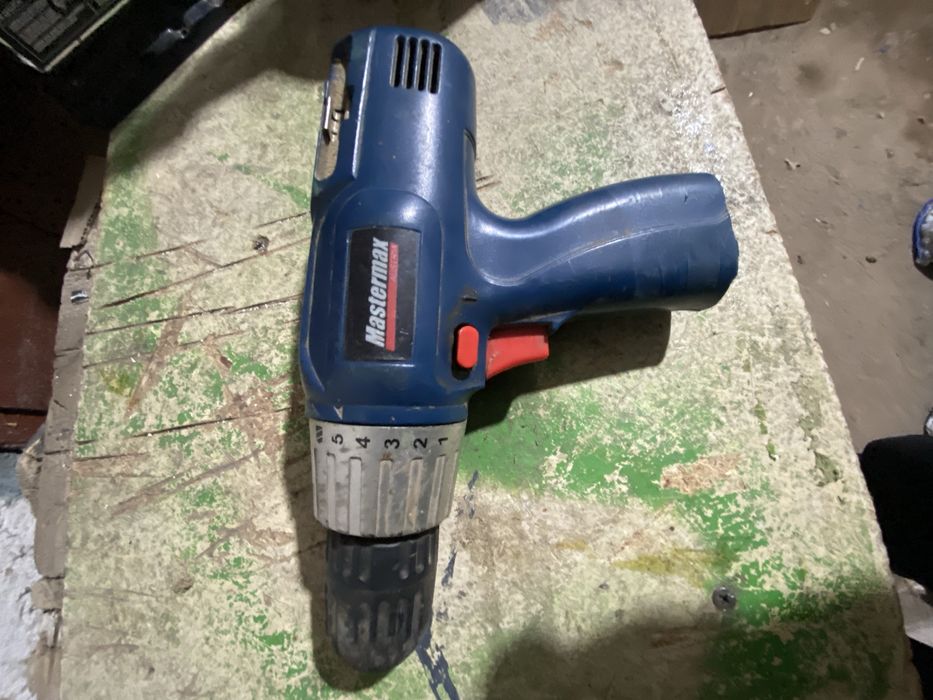 Акамуляторний шуруповерт Mastermax