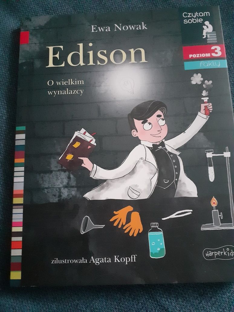 Książka do nauki czytania "Edison" poziom 3