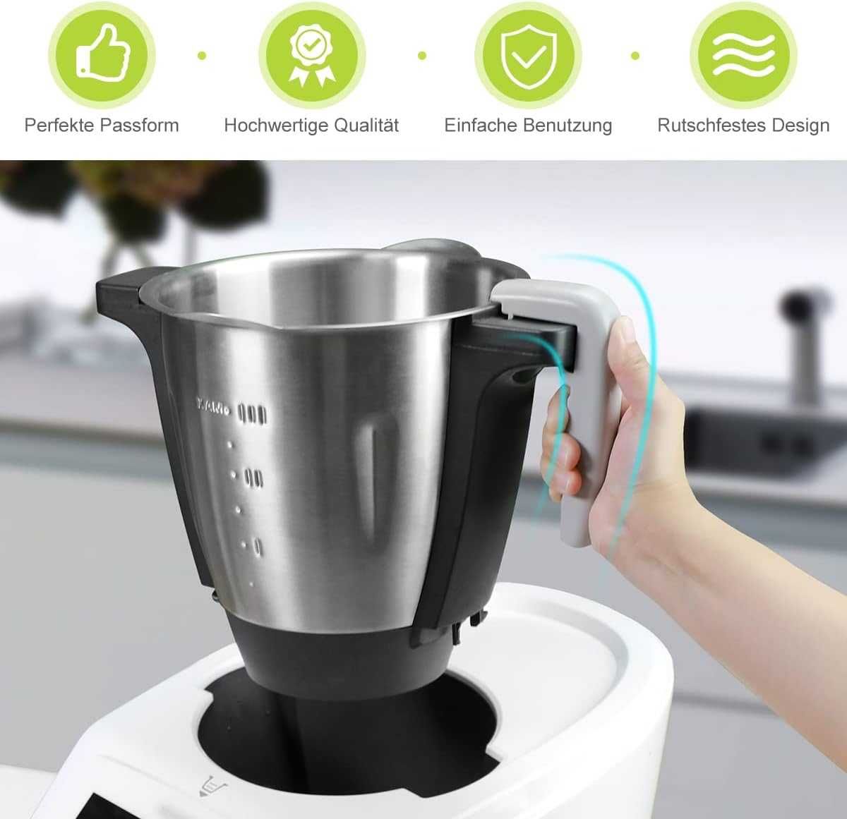 AIEVE Zdejmowany uchwyt kompatybilny z Monsieur Cuisine Connect